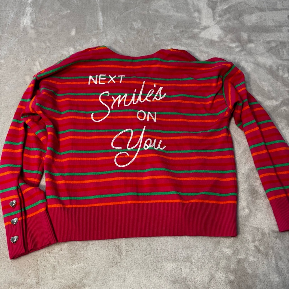 Kerri Rosenthal NWT Next Smile’s on You Crewneck Sweater Size‎ Medium